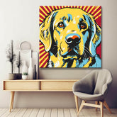 Lichtenstein Golden Retriever - Painting by Numbers